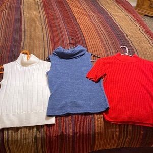 No Boundaries, A. Byer and Kathie Lee sweaters. Blue large, others are medium.